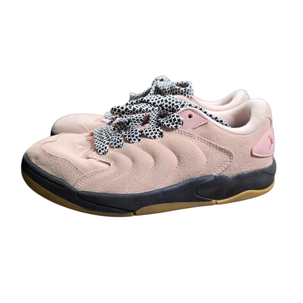 Nike Jordan Pink Black Gum Atmoshphere Suede Skate Shoes Mens 9 IB3731-600